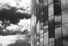 The Glass And Clouds Stock Images The Glass And Clouds Stock Images