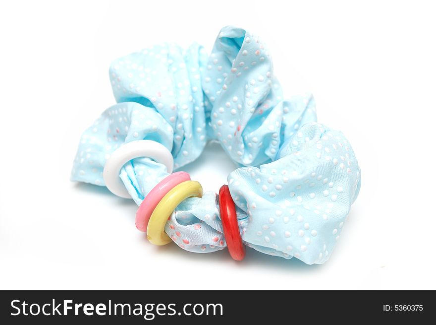 Hair-pin on the white isolated background