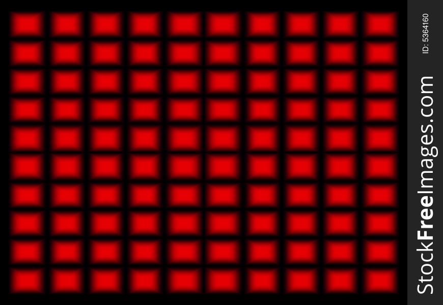 Hypnotic background with red cubes. Hypnotic background with red cubes