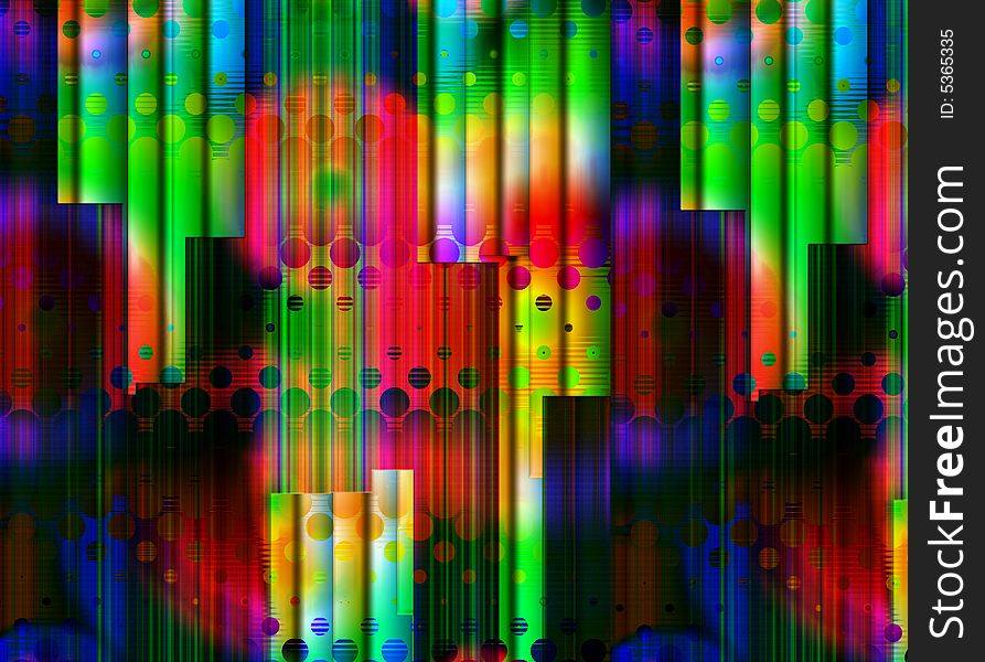 A abstract background image made up of straight colour lines. A abstract background image made up of straight colour lines.