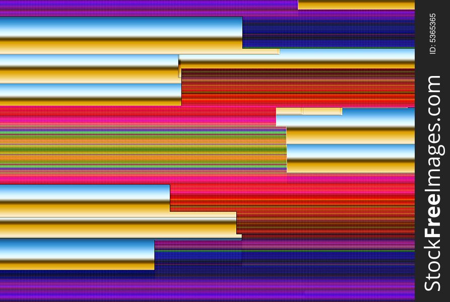 A abstract background image made up of straight colour lines. A abstract background image made up of straight colour lines.