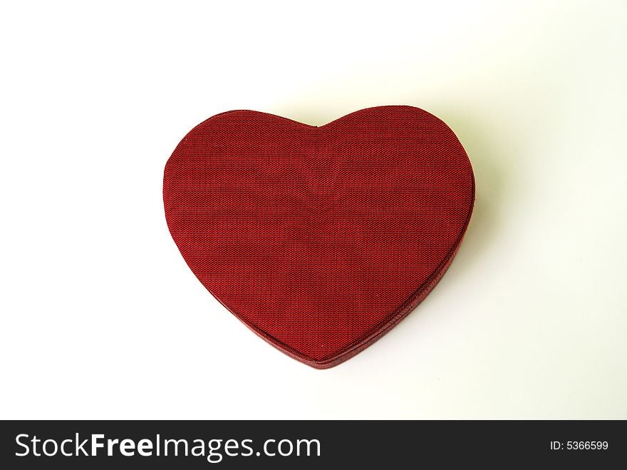 Red Heart Gift Box - Thai silk
