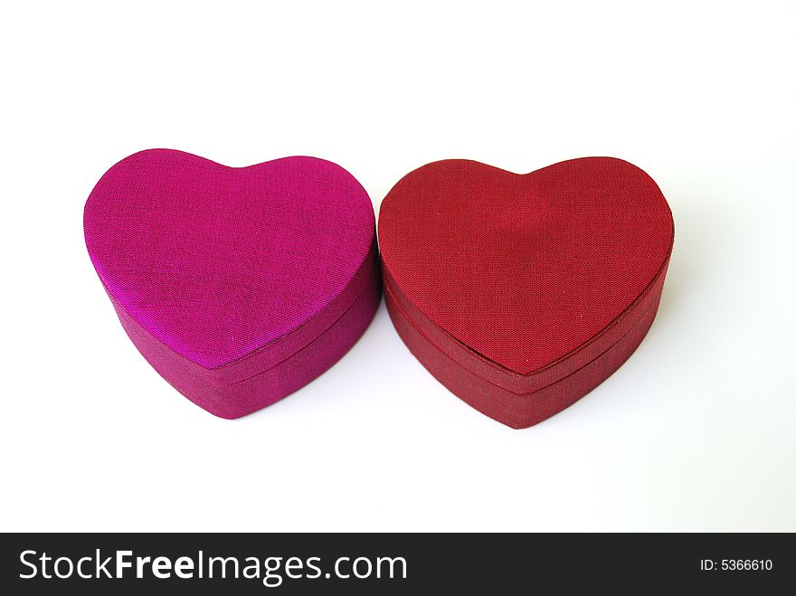 Heart Shaped Gift Box-Thai Silk