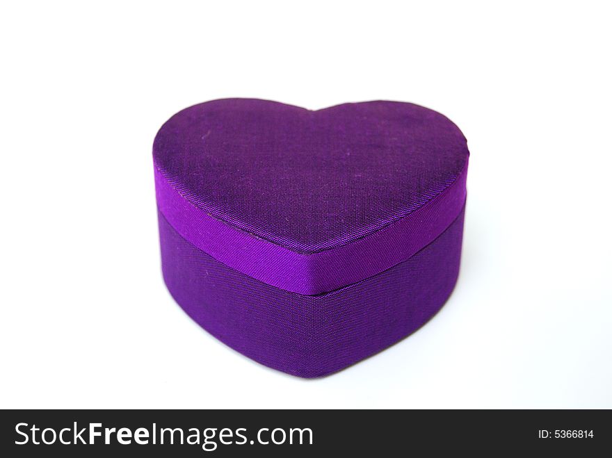 Purple Heart Gift Box-Thai Silk