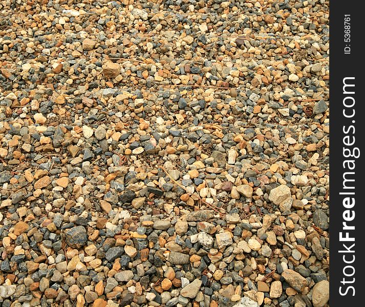 Rippled pebble sand detail