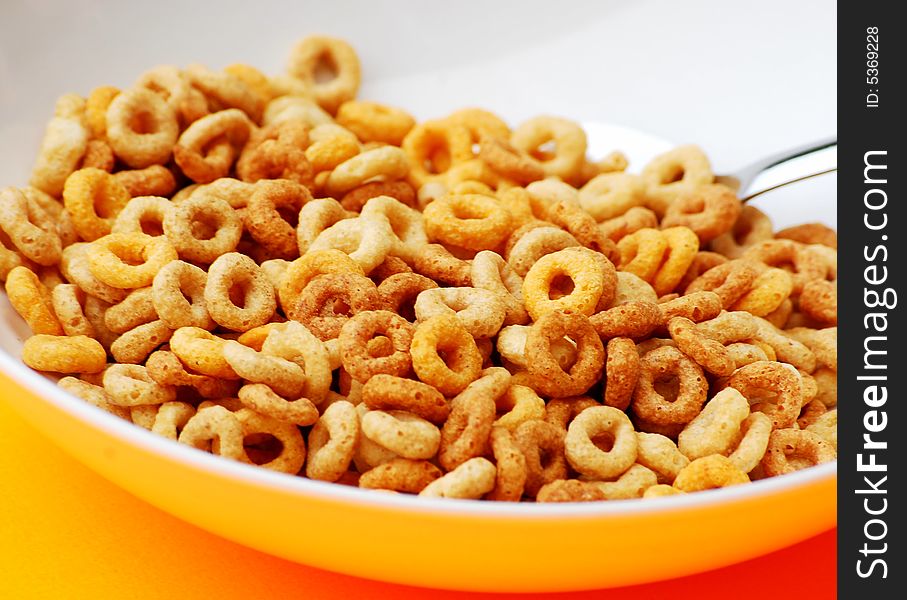 Shot of a bowl of breakfast cereal