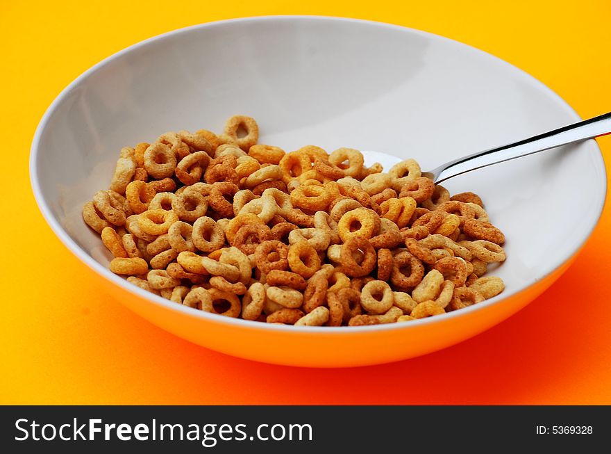 Shot of a bowl of breakfast cereal