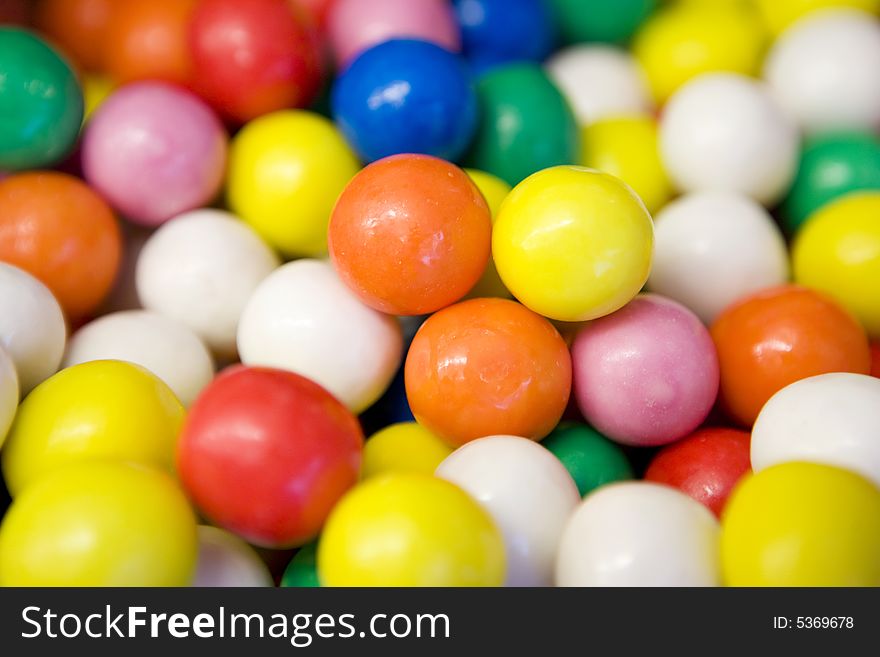 Multi-colored sweets