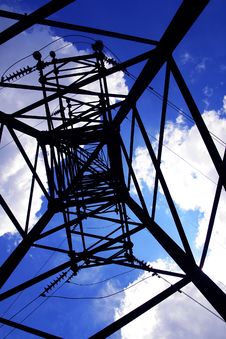 Hight Voltage Lines Stock Photo Hight Voltage Lines Stock Photo