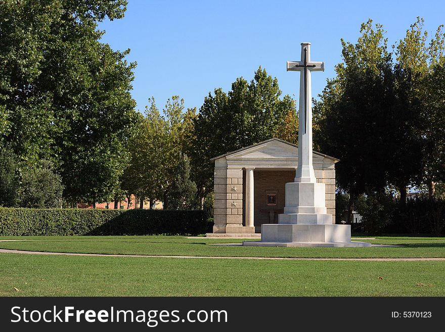 This is the war cemetery of Assisi in umbria. This is the war cemetery of Assisi in umbria
