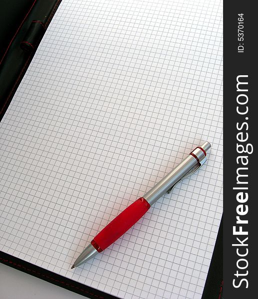 Pen On Notepad