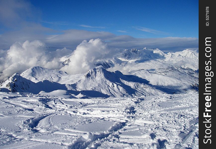 Alpine Peaks Landscape