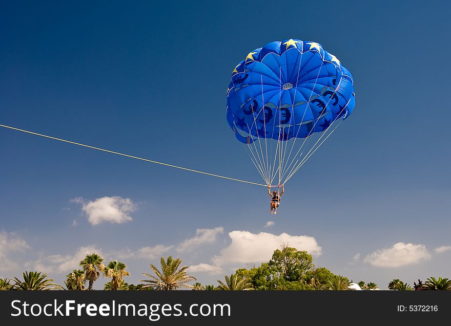 Blue Parachute