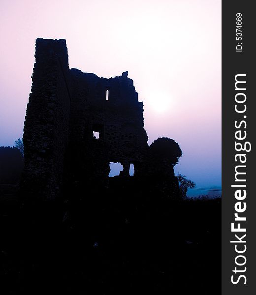 Irish Castle in ruins