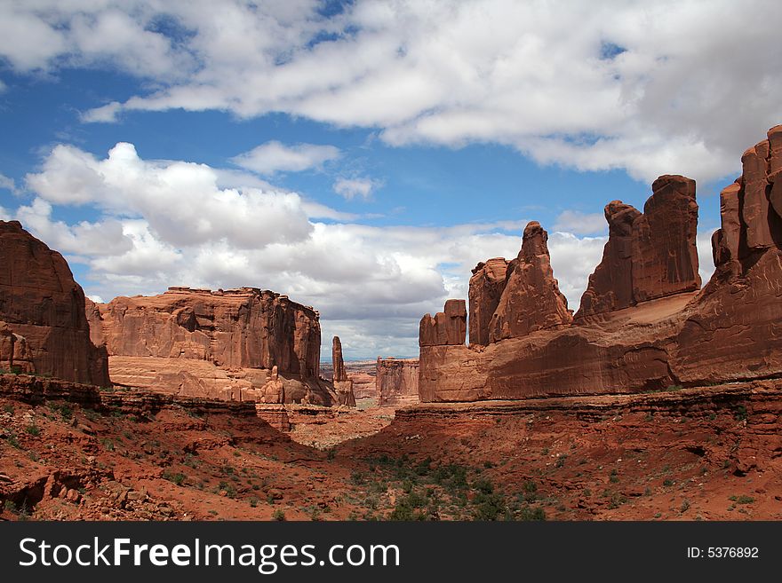 View In Arches National Park