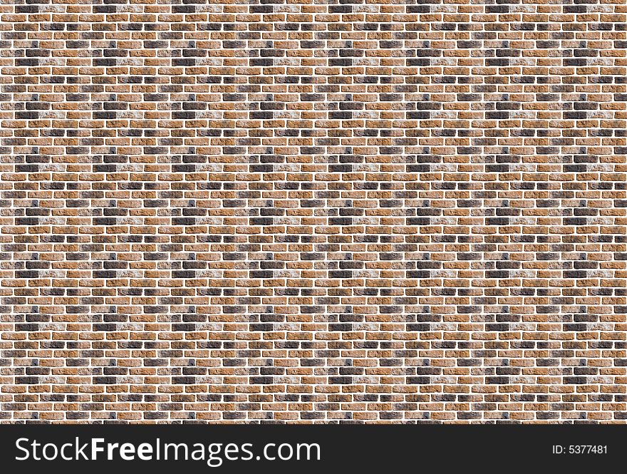 Image of the wall from the Parisian brick