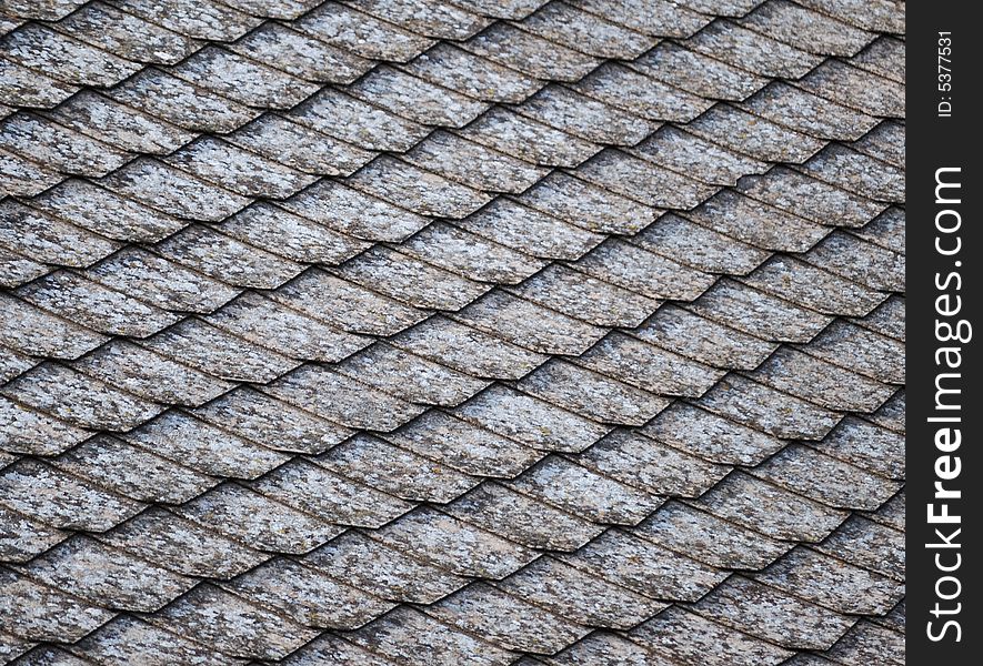 Roof shingles background or texture