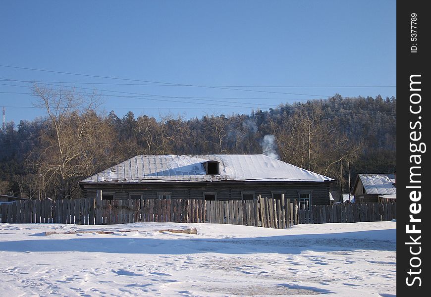 The Siberian village. Russia, 2008.