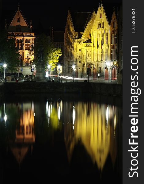 Bruges at night