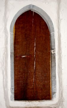Old Church Door Stock Images
