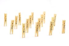 Pegs Royalty Free Stock Images