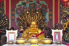 Thailand Ayutthaya Wat Phanan Choeng Royalty Free Stock Photo Thailand Ayutthaya Wat Phanan Choeng Royalty Free Stock Photo