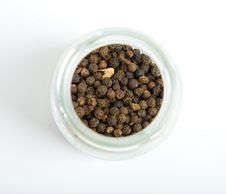 Black Pepper In Close-up Isolated Stock Photos Black Pepper In Close-up Isolated Stock Photos