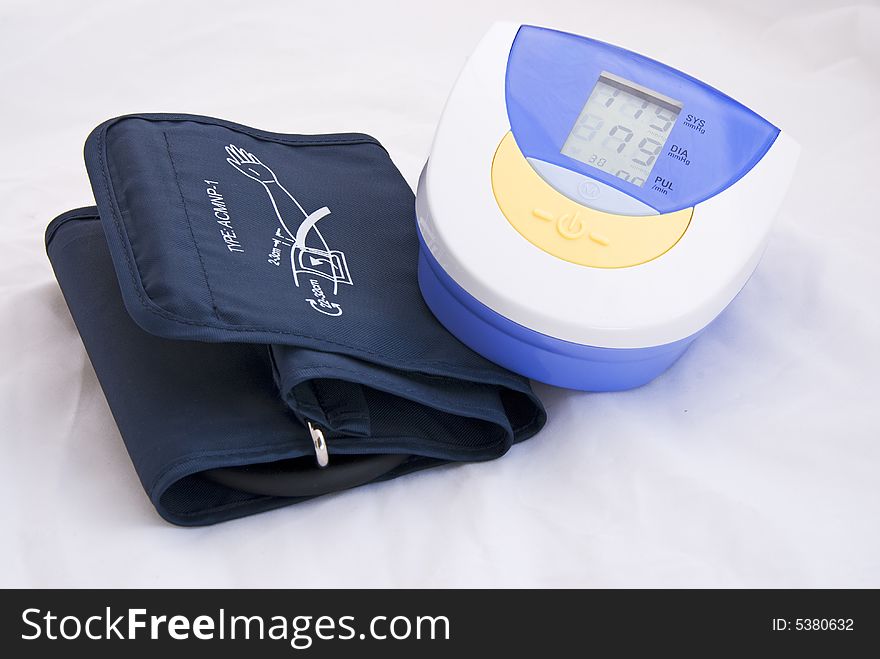 Electronic Instrument measuring pulse rate and blood pressure. Electronic Instrument measuring pulse rate and blood pressure