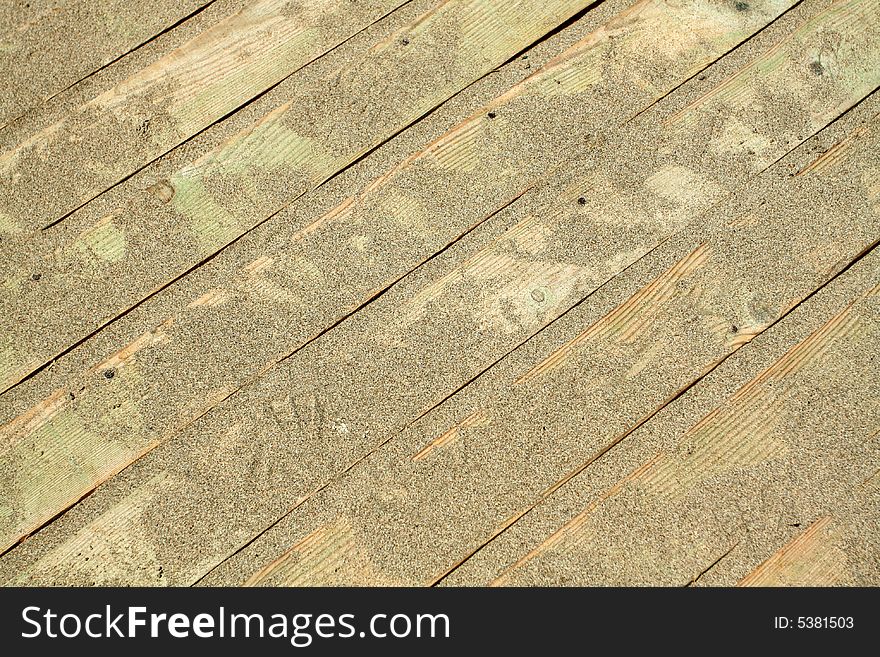 Sands On The Wooden Floor