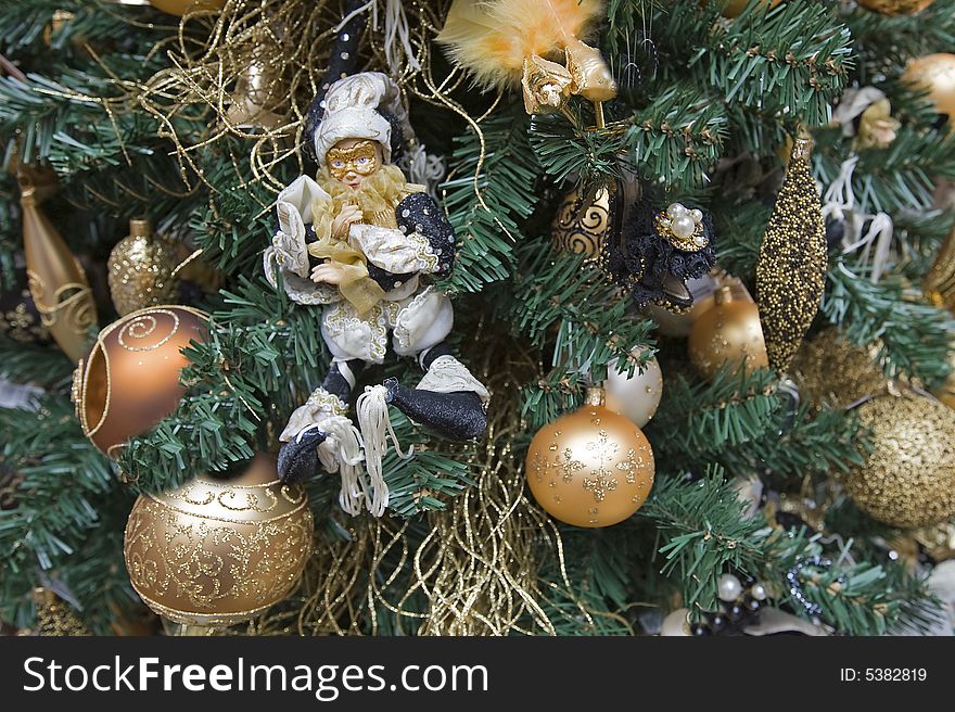 Adorned Christmas tree is part of the tradition at Christmas