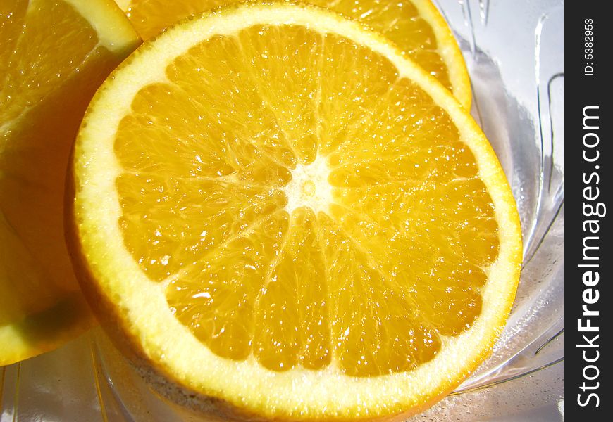 Close-up a orange texture