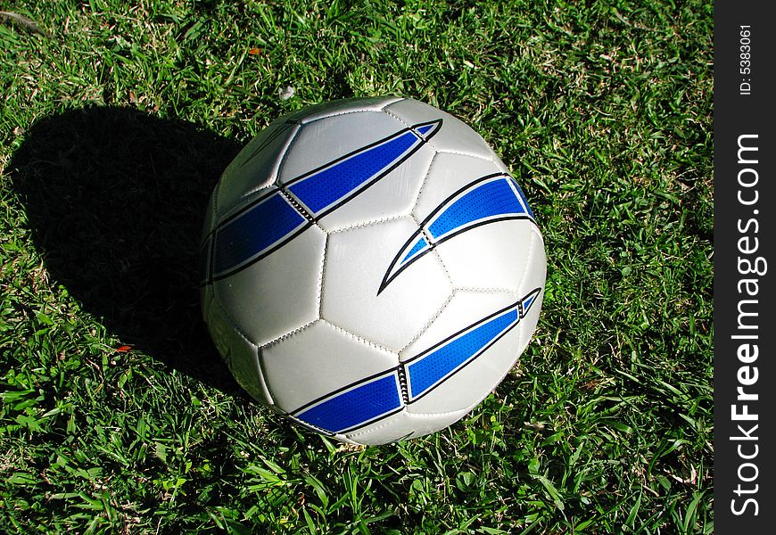 Close-up a soccer ball