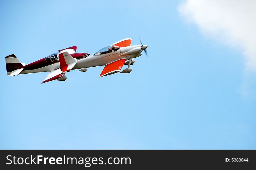 Photographed stunt planes at Annual PDK Airport Good Neighbor Day Open House Air Show in Georgia.