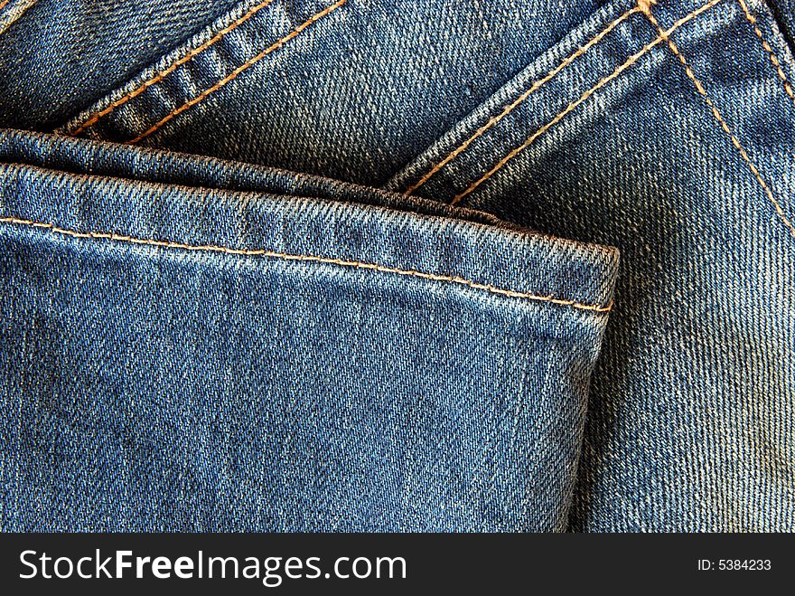 Close-up of foldeded jeans. Close-up of foldeded jeans