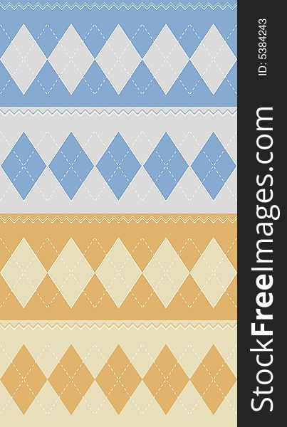 4 seamless background patterns with diamond shapes