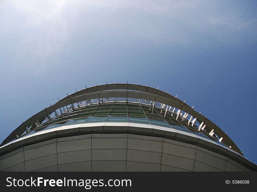 Picture of a glass and metal architecture. Suitable for architecture, construction or modern city context. Picture of a glass and metal architecture. Suitable for architecture, construction or modern city context.