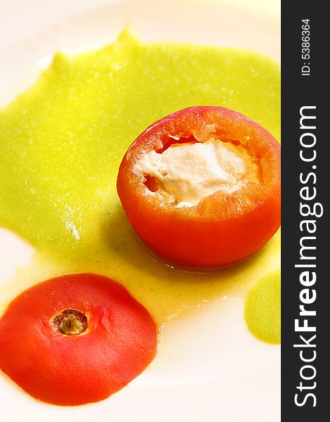 Tomato Stuffed With Tuna