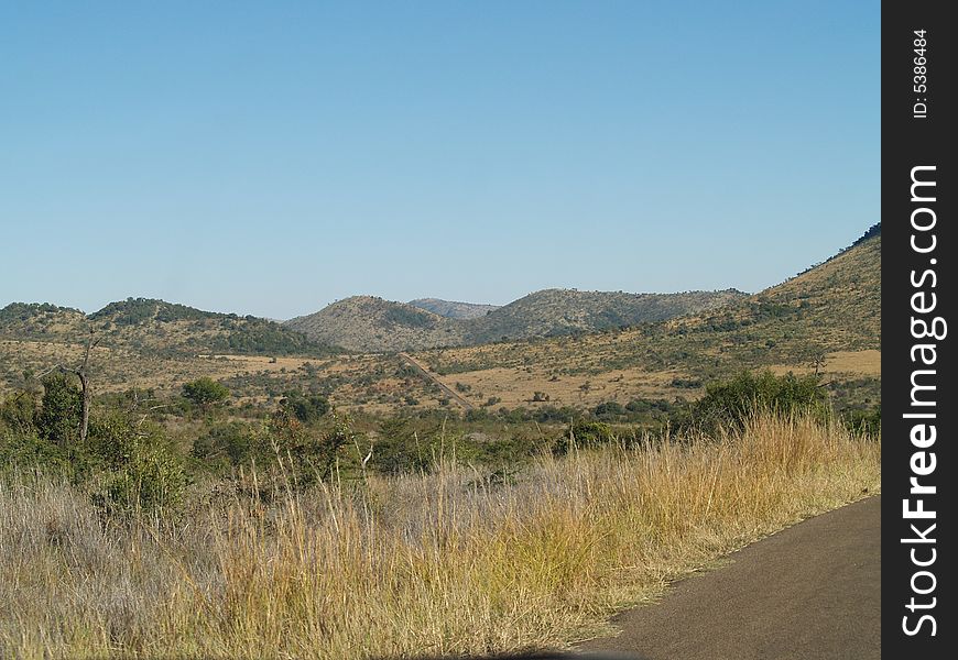 Scenic View Of Pilansberg Nature Reaserve