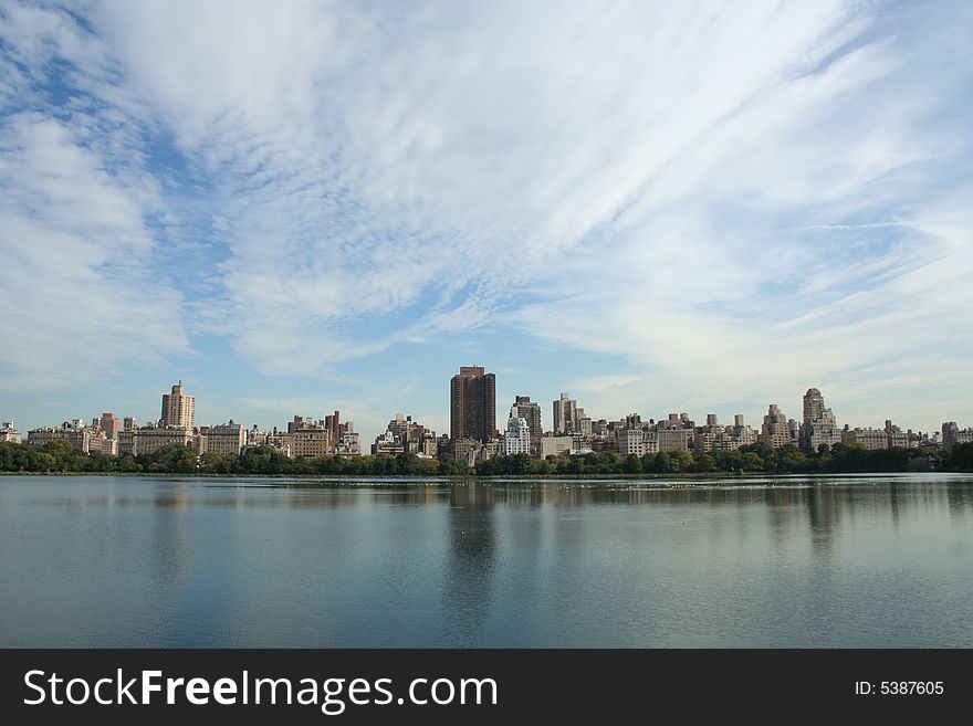 This photo is taken from the Central Park. This photo is taken from the Central Park.