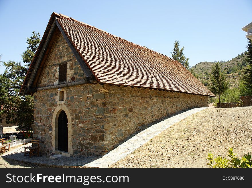 Orthodox Church at a cyprus village