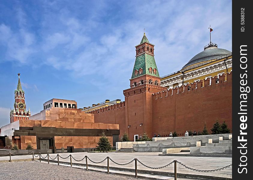 View to Kremlin from Red Square. View to Kremlin from Red Square