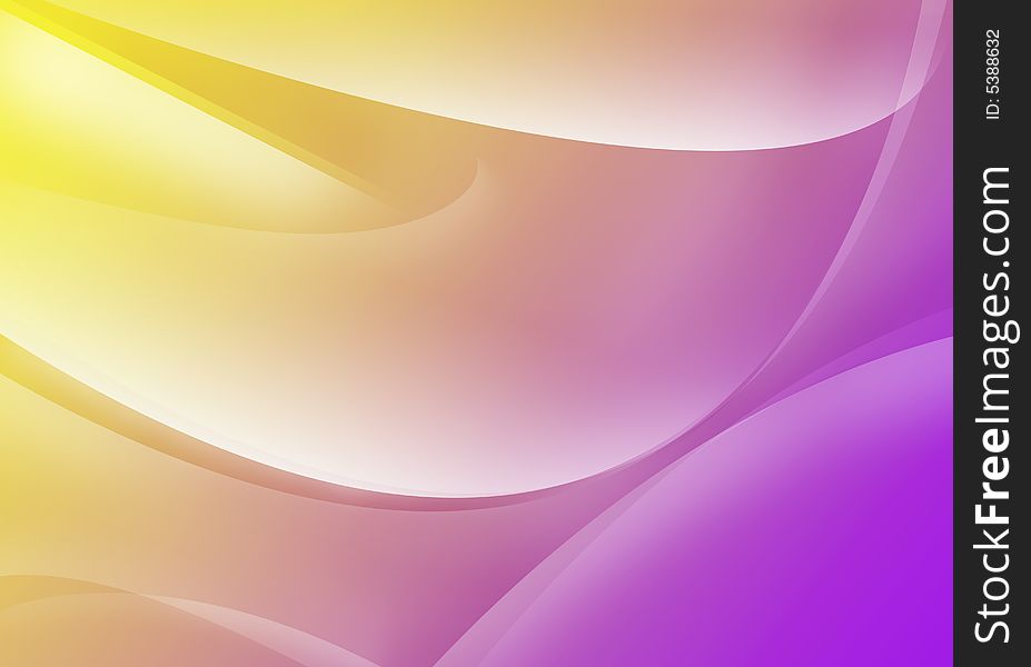 Colorful background illustration of lines and curves