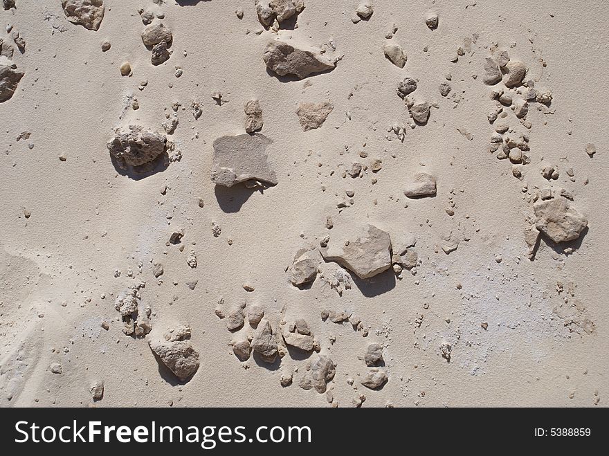 Sand and little stones in Egyptian desert. Sand and little stones in Egyptian desert