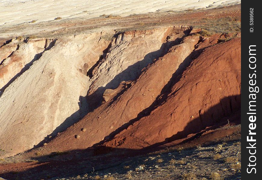 Rock Strata in the Akamas National Park, Cyprus.