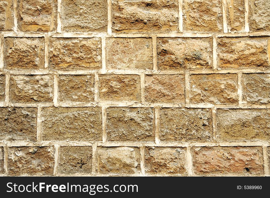 Close up of ancient wall texture