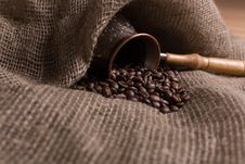 Cezve With Freshly Roasted Coffee Beans Stock Image Cezve With Freshly Roasted Coffee Beans Stock Image