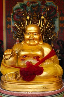 Thailand Ayutthaya Wat Phanan Choeng Royalty Free Stock Image Thailand Ayutthaya Wat Phanan Choeng Royalty Free Stock Image