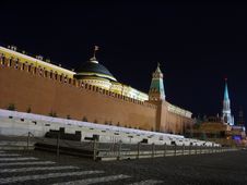 The Red Square. A Night Kind Royalty Free Stock Images The Red Square. A Night Kind Royalty Free Stock Images