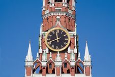 Clock On The Kremlin Tower Royalty Free Stock Photos Clock On The Kremlin Tower Royalty Free Stock Photos