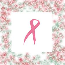 Pink Ribbon Framed Stock Photos Pink Ribbon Framed Stock Photos